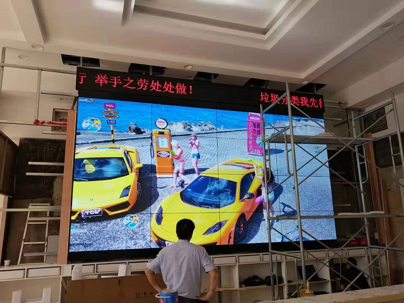 55寸4*4拼接屏案例應用于杭州餘良區良渚信訪局
